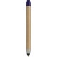 Penna a sfera con touch screen in plastica e cartone riciclato blu royal personalizzata B11143BL