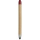 Penna a sfera con touch screen in plastica e cartone riciclato rossa personalizzata B11143R