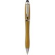 Penna a sfera con touch screen in plastica e metallo gialla personalizzata B11189G