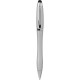 Penna a sfera con touch screen in plastica e metallo grigia personalizzata B11189GR