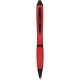 Penna a sfera con touch screen in plastica e metallo rossa personalizzata B11170R