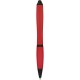 Penna a sfera con touch screen in plastica e metallo rossa personalizzata B11170R