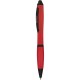 Penna a sfera con touch screen in plastica e metallo rossa personalizzata B11170R