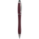 Penna a sfera con touch screen in plastica e metallo rossa personalizzata B11189R