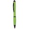 Penna a sfera con touch screen in plastica e metallo verde acido personalizzata B11170VA