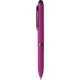Penna a sfera con touch screen in plastica fucsia personalizzata B11230FU