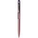 Penna a sfera con touch screen in plastica rosa personalizzata B11234RS