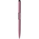 Penna a sfera con touch screen in plastica rosa personalizzata B11234RS