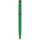 Penna a sfera con touch screen in plastica verde personalizzata B11207V