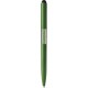 Penna a sfera con touch screen in plastica verde personalizzata B11234V