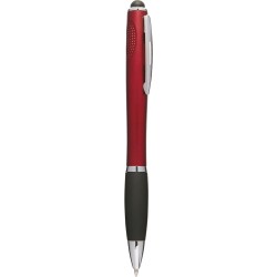 Penna a sfera con touch screen rossa personalizzata B11179R