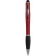 Penna a sfera con touch screen rossa personalizzata B11179R