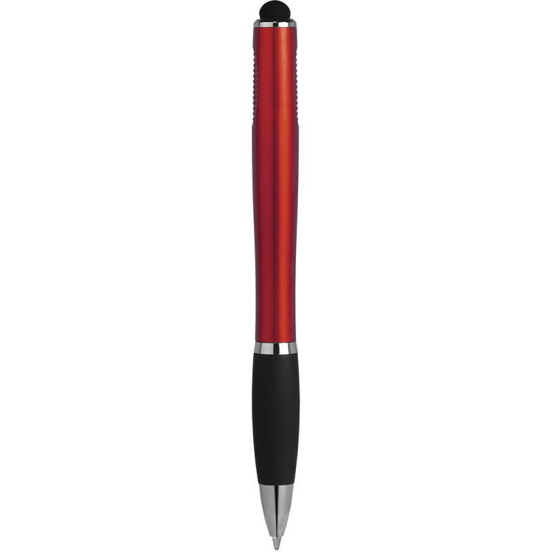 Penna a sfera con touch screen rossa personalizzata B11179R