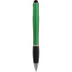 Penna a sfera con touch screen verde personalizzata B11179V