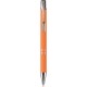 Penna a sfera in alluminio e metallo arancione personalizzata B11240A