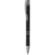 Penna a sfera in alluminio e metallo nera personalizzata B11239N