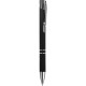 Penna a sfera in alluminio e metallo nera personalizzata B11240N