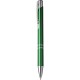 Penna a sfera in alluminio e metallo verde personalizzata B11239V