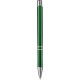 Penna a sfera in alluminio e metallo verde personalizzata B11239V