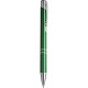 Penna a sfera in alluminio e metallo verde personalizzata B11239V