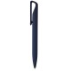 Penna a sfera in alluminio riciclato soft touch blu navy personalizzata B11294NY