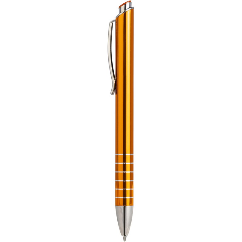 Penna a sfera in metallo arancione personalizzata B11089A