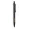 Penna a sfera in metallo e gomma gialla personalizzata B11162G