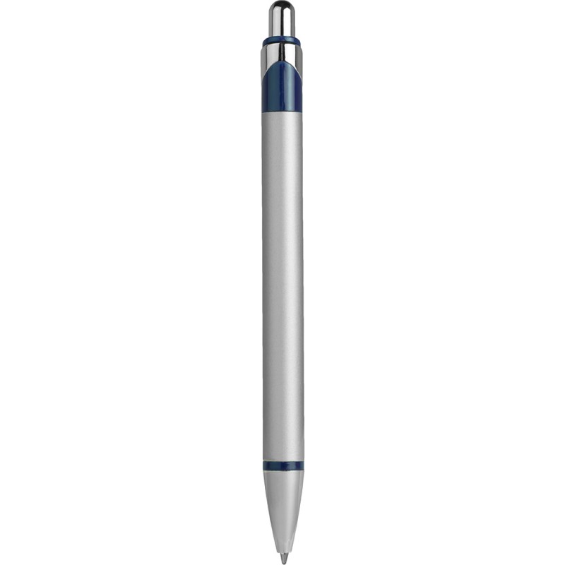 Penna a sfera in metallo e plastica blu royal personalizzata B11086BL