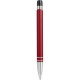 Penna a sfera in metallo e plastica rossa personalizzata B11078R