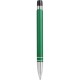 Penna a sfera in metallo e plastica verde personalizzata B11078V