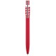 Penna a sfera in metallo ed alluminio con antistress fidget spinner rossa personalizzata B11307R