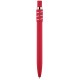 Penna a sfera in metallo ed alluminio con antistress fidget spinner rossa personalizzata B11307R