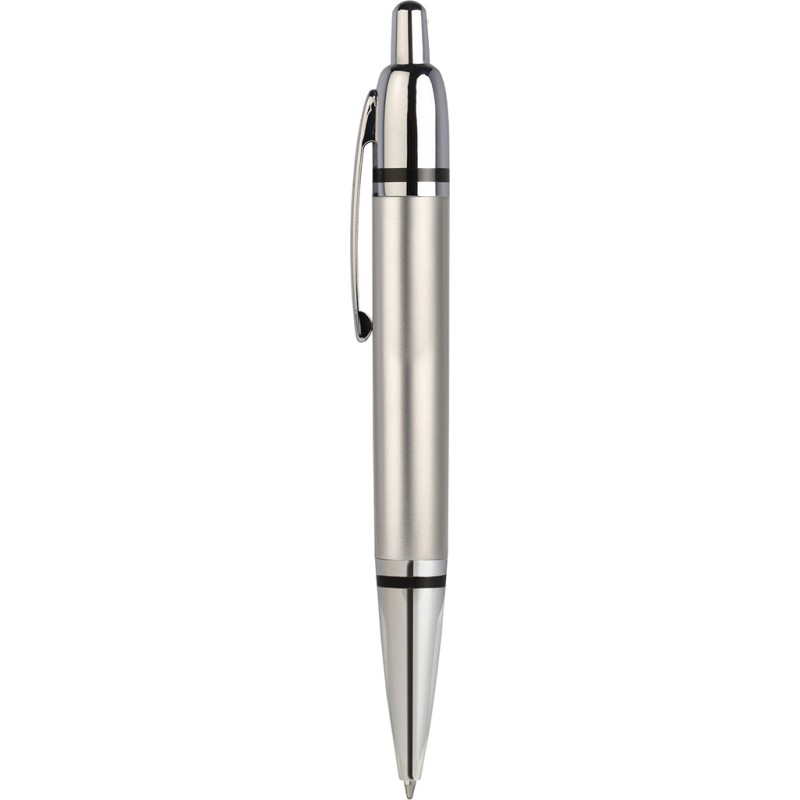 Penna a sfera in metallo grigia personalizzata B11085GR