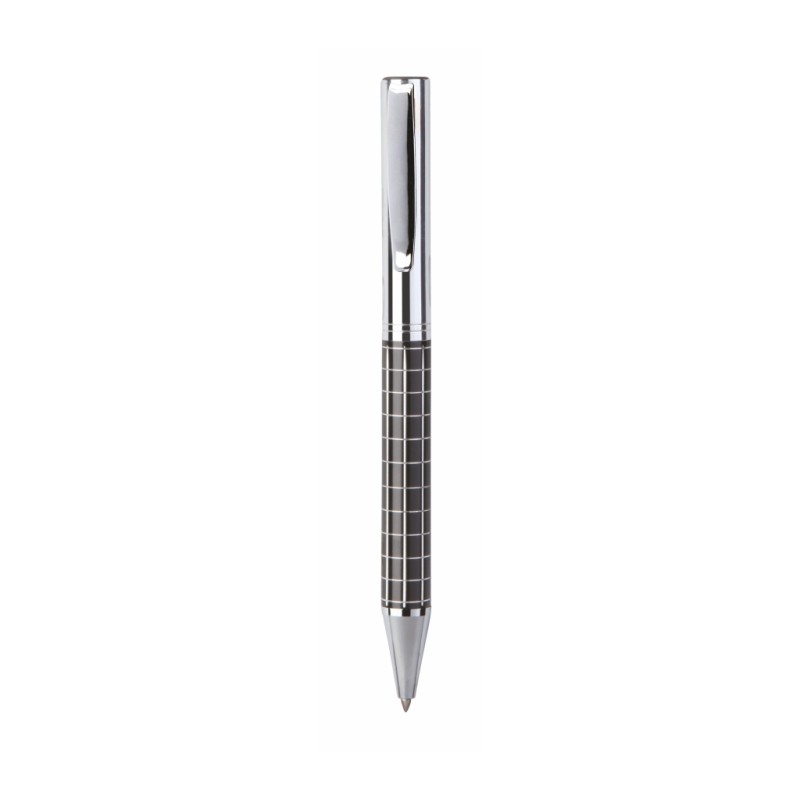 Penna a sfera in metallo nera personalizzata B11186N
