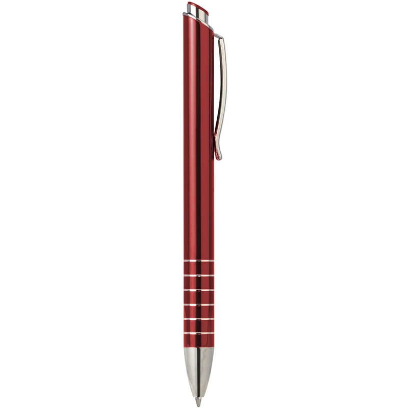 Penna a sfera in metallo rossa personalizzata B11089R