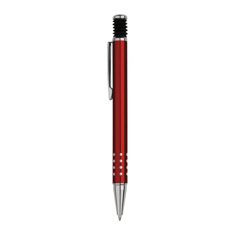 Penna a sfera in metallo rossa personalizzata B11090R
