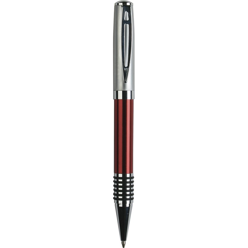 Penna a sfera in metallo rossa personalizzata B11096R