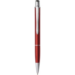 Penna a sfera in metallo rossa personalizzata B11102R