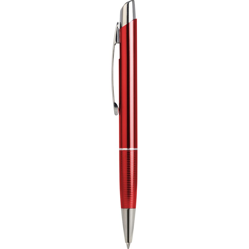Penna a sfera in metallo rossa personalizzata B11102R