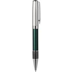 Penna a sfera in metallo verde personalizzata B11096V