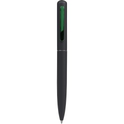Penna a sfera in metallo verde personalizzata B11136V