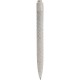 Penna a sfera in paglia di grano bianca personalizzata B11133B