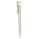 Penna a sfera in paglia di grano bianca personalizzata B11286B