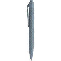 Penna a sfera in paglia di grano blu sky personalizzata B11133SK