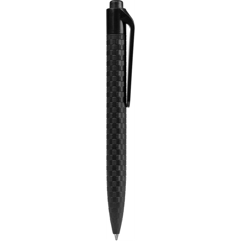 Penna a sfera in paglia di grano nera personalizzata B11133N