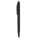 Penna a sfera in paglia di grano nera personalizzata B11232N