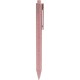 Penna a sfera in paglia di grano rosa personalizzata B11132RS