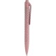 Penna a sfera in paglia di grano rosa personalizzata B11133RS