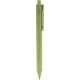 Penna a sfera in paglia di grano verde acido personalizzata B11132VA