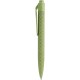 Penna a sfera in paglia di grano verde acido personalizzata B11133VA